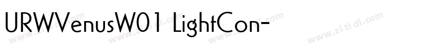 URWVenusW01 LightCon字体转换 URWVenusW01 LightCon字体转换